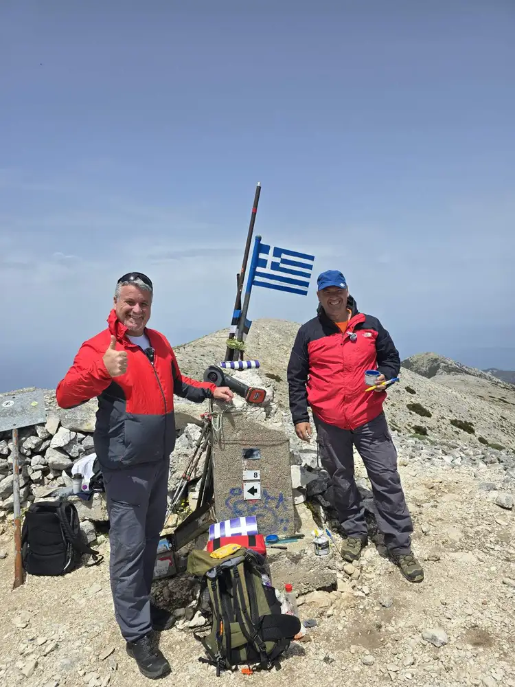 Βουνό και πεζοπορική διαδρομή στη Σάμο